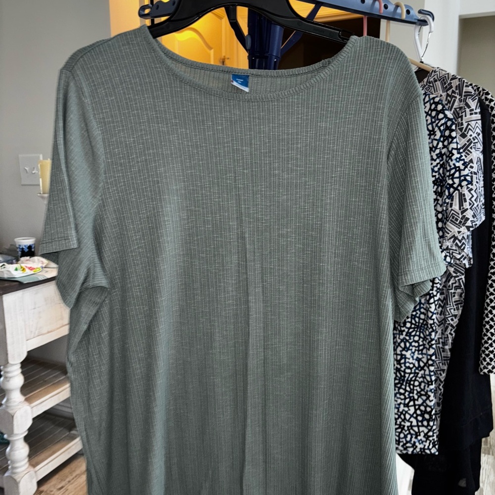 Old Navy Luxe Olive Top